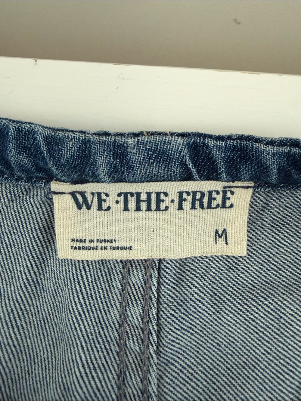 Free People We The Free Reina Cargo Shorts Medium Lyocell Denim Utility - Picture 4 of 8